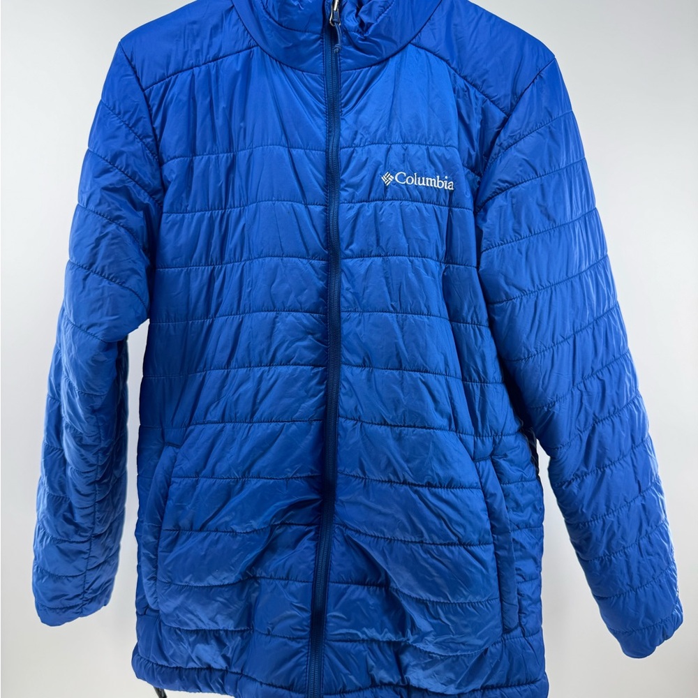 Columbia Vibrant Blue Puffer Jacket